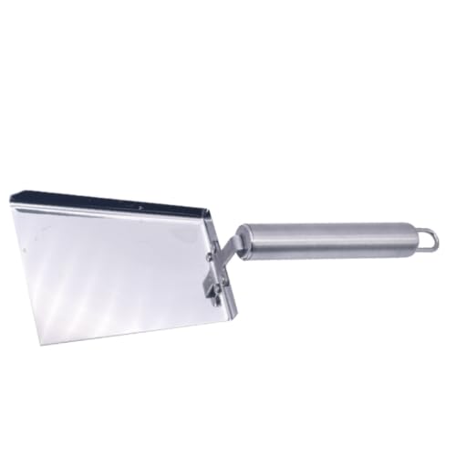 Holibanna Stainless Steel Shovel for Beekeeping Tail Hanging Hole Design and Convenient Storage, Sturdy Hive Tool Shovel Scraper for Case Cleaning