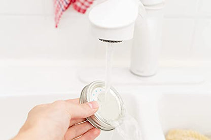 Dissolvable Food Labels for Canning, Pantry, Food Containers, and Mason Jar Food Prep Storage and Organization - Made in USA - Completely Washes Away -250 Labels - 2 Inch Round - color: Teal Round