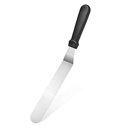 New Star Foodservice Angled Icing Spatula, 8 Inch Blade, 13 Inch Overall, Bakery-Grade Stainless Steel Offset Cake Decorating Spatula - size: 8-Inch Angled