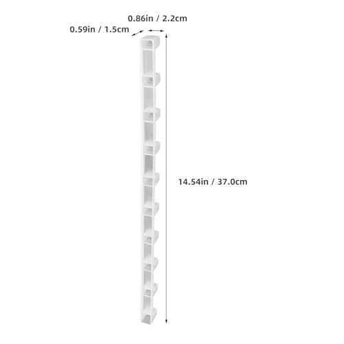 ORFOFE Honeycomb Plastic Spacers for Beehive 10pcs Frame Spacing Strip Bee Hive Frame Spacer Tool Abs