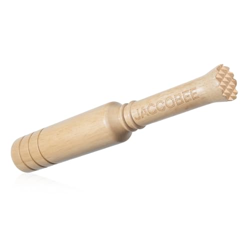 Professional Kitchen&Bar Tool, 12.6" Wooden Muddler for Cocktails & Sauerkraut Pounder for Mason Jars.