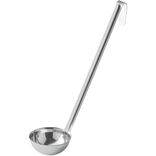 OCS Parts Pro Series Stainless Steel Culinary Ladle | 6-Ounce | One-Piece Dishwasher Safe Home, Restaurant, Buffet and Catering Serving Ladle for Sauces, Soup, Gravy, and Salad Dressing - size: 6 Ounce