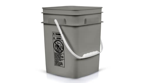 House Naturals 4 Gallon Square Bucket with Honey Gate for Beekeeping, Made in USA