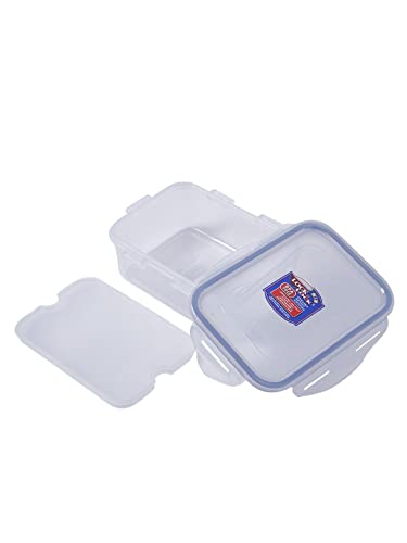 LOCK & LOCK LocknLock Easy Essentials Rectangular Butter and Cheese Container Food Container, Small, 15.0 Ounce - Clear