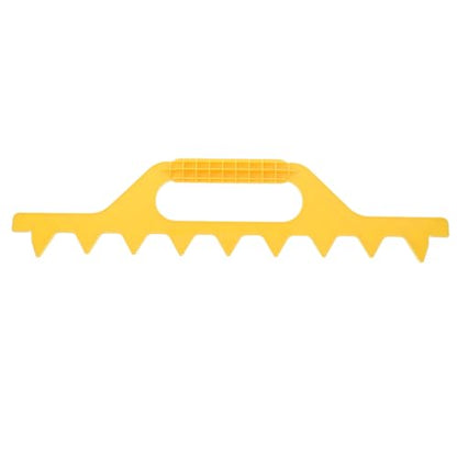 MAGICLULU Plastic Beehive Frame Spacer Strip Beekeeping Tool Yellow 8-Frame Deck Spacer for Hive Management and Bee Colony Maintenance