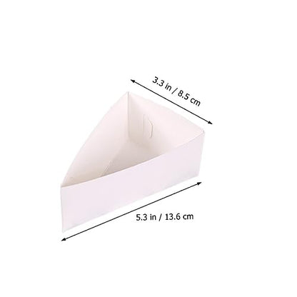 STOBAZA Dessert Storage Boxes 20 Pack Paper Cake Boxes Nonslip Base Ideal for Cheese Cake