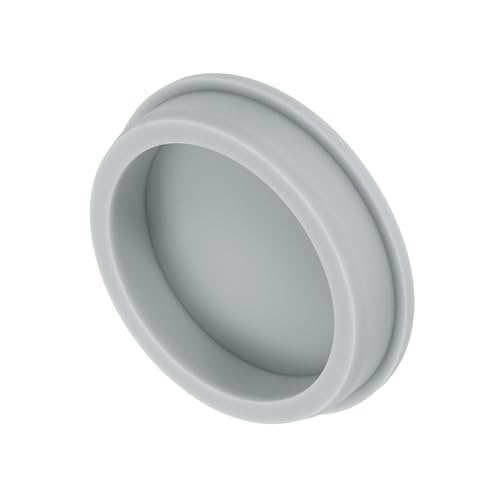 uxcell Silicone Rubber Plug, High Temp Round Hole Plug Waterproof Rubber Stopper Pipe End Caps Fit 71.3mm/2.81" for Bathtub Bottle Sealing, Grey - size: 71.3mm/2.81"