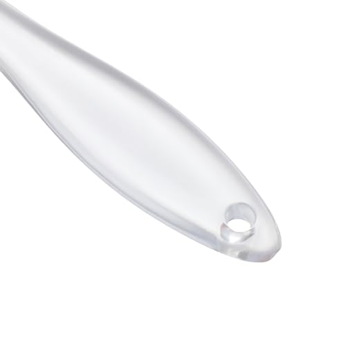 Generic 1Pcs Basting Brush 20g Small Crystal Handle Brush Color Block Dishwasher Safe Silicone PP Yellow Clear 17.5x3.2cm