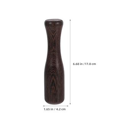 Ipetboom 2pcs Kitchen Food Masher Wooden Pestle Food Grinding Stick Tool Sauerkraut Pounder Sauerkraut Pounder Kitchen Utensils for Bartender and Home Use