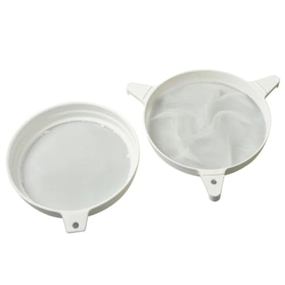 NUOBESTY Double Sieve Sturdy Nylon Honey Filter Mesh Plastic Honey Strainer Beekeeping Equipment Tool for Beekeeping Use