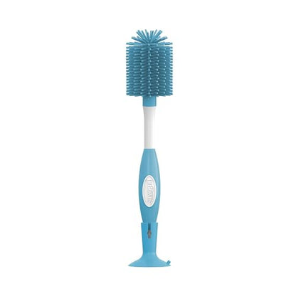 Dr. Brown's Baby Bottle Drying Tower, Stand-Up Drying Rack with Soft Touch No Scratch Baby Bottle Cleaning Brush, Blue