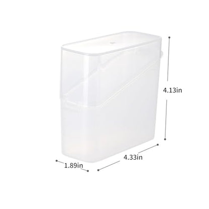Fridge Cheese Saver - Airtight Container for Keeping Cheese Slices & Shreds Fresh White - color: 1 Pcs-White