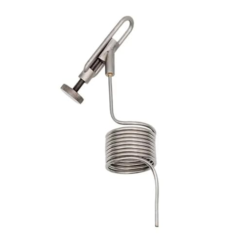 Home Brewing 1.5" TC Sample Valve Sampling Coil 304 Stainless Steel Conical Fermenter Accessories Brewing Accessories(Sample Coil 10 Turns) - color: Sample Coil 10 Turns