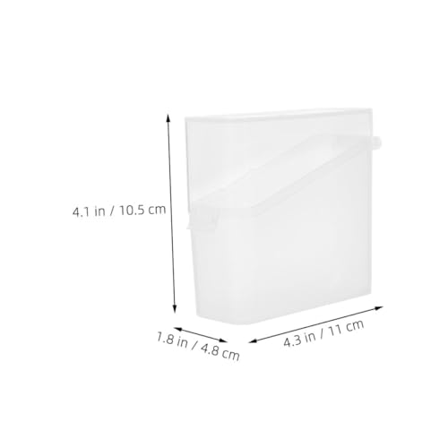 LIFKOME 2pcs Airtight Crisper Box for Storage Cheese Keeper Box Edges Food Storage Containers for Fridge