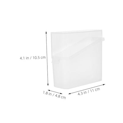 LIFKOME 2pcs Airtight Crisper Box for Storage Cheese Keeper Box Edges Food Storage Containers for Fridge