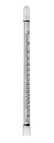 FastRack Name Hydrometer Alcohol 0-200 Proof and Tralle Hydrometer, Alcohol Proof Tester for Liquor, Distilling Moonshine - Alcohol Hydrometer for Proofing Distilled - size: 1 Count (Pack of 1)