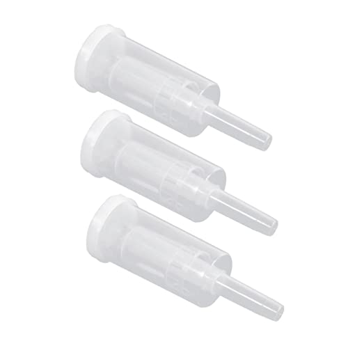 3Sets Non Return Exhaust Valves for Home Fermentation One Way Airlocks with Stoppers for Beer and Wine Brewing and Safe Material