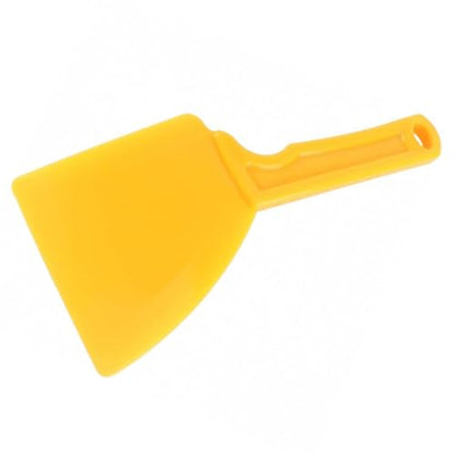 lasenersm 1 Piece Honey Uncapping Fork Plastic Honey Fork Scraper Shovel Honey Uncapping Scraper Honey Uncapping Tool Beekeeping Beekeeper Tool, Yellow