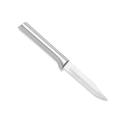 Rada Cutlery Regular Paring Knife (R101), 3.25" Stainless Steel Blade, Silver Handle - color: Silver