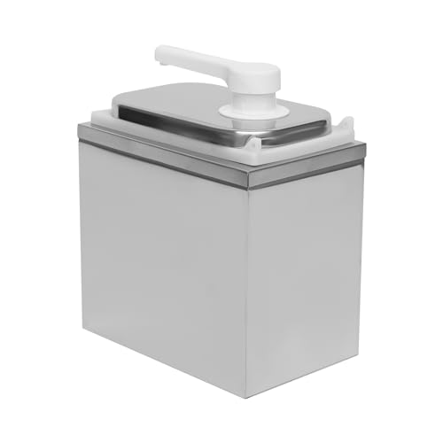 Commercial Sauce Dispenser Pump with Stainless Steel Body, 2.11Qt Large Capacity for Ketchup, Syrup, Honey, Condensed Milk – Ideal for Home Kitchen, Cafe, Restaurant Use (1-bucket) - color: 1-bucket