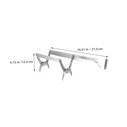 2pcs Beekeeping Frame Lifter Tool with Metal Hive Frame Grip and Scraper for Honey Harvesting and Beehive Inspection