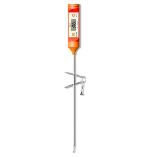Candy & Meat Thermometer with Type-C Rechargeable Digital Instant Reading for Candy Making, BBQ, Deep Frying, & Liquids, 8" Long Probe,CT180-BT