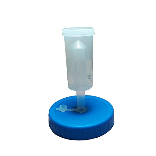 TopHomer Fermentation Lid Plastic Fermenting Lid Air Lock Fermenter Burp Lid for Making Kimchi, Ginger Carrots, Hot Sauce, Sauerkraut, Pickle(Blue) - color: Blue