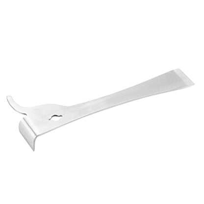 Professional Stainless Steel Beekeeping Scraper Tool Heavy Duty Wax Propolis Removal Tool for Hive Maintenance Frame Cleaning Beekeeping Equipment Silver 25cm 1 Pack