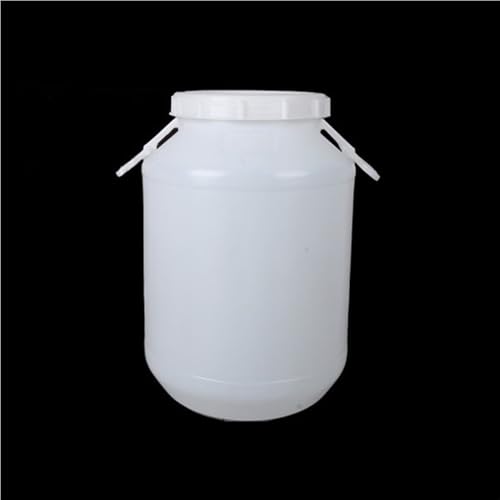 Plastic Storage Barrel, Multipurpose Water Bucket, Rainwater Collection Container, Food Storage Container for Flour, Rice(75L) - size: 75L