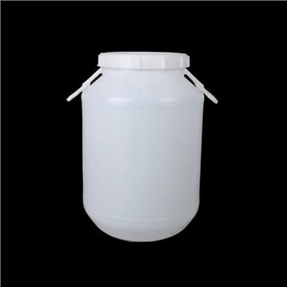 Plastic Storage Barrel, Multipurpose Water Bucket, Rainwater Collection Container, Food Storage Container for Flour, Rice(75L) - size: 75L