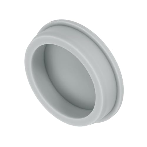 uxcell Silicone Rubber Plug, High Temp Round Hole Plug Waterproof Rubber Stopper Pipe End Caps Fit 61.3mm/2.41" for Bathtub Bottle Sealing, Grey - size: 61.3mm/2.41"