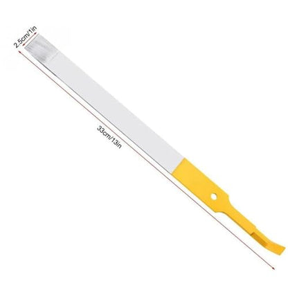 Beekeeping Supplies, 2pcs Stainless Steel Beehive Tools: Scraper, J-Hook, and Honey Cutting Knife,Beekeeping Tools