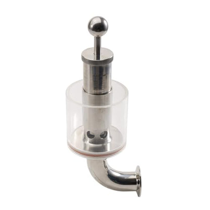 Tri Clamp 1.5" Scaled Spunding Valve Pro 0.2-2.2 Bar Pressure Relief Valve Stainless Steel 304 Brew Conical Fermenter