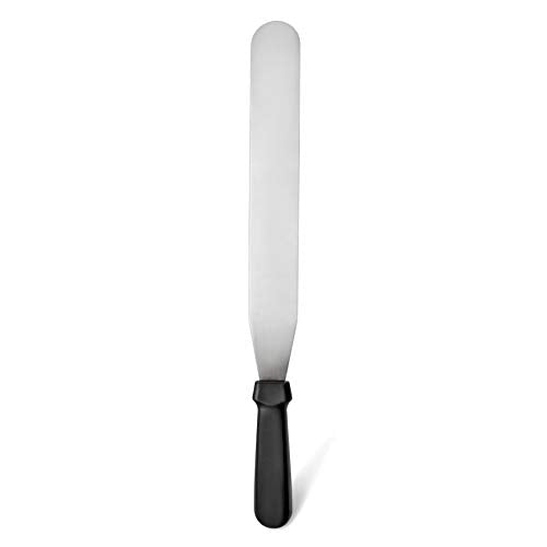 New Star Foodservice Straight Icing Spatula, 12 Inch Blade, 17 Inch Overall, Bakery-Grade Stainless Steel Cake Frosting Spatula - size: 12-Inch Straight