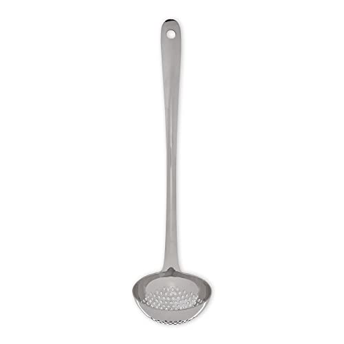 RSVP International Endurance Kitchen Collection Pierced Straining Tools, Ladle, 18/8 Stainless Steel - size: Ladle
