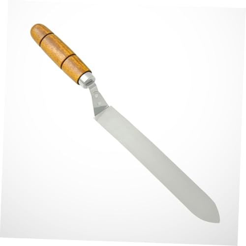 BESPORTBLE Stainless Steel Honey Extractor Uncapping Knife for Beekeeping Sturdy Honey Scraper Tool Serrated Edge and Ergonomic Handle