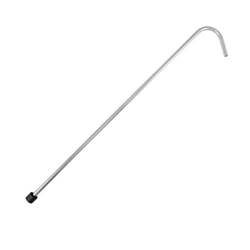 Krome 24" Stainless Steel Racking Cane – Durable, Corrosion-Resistant, Ideal for Homebrewing and Brewing -C165 - size: 3/8″ x 30″