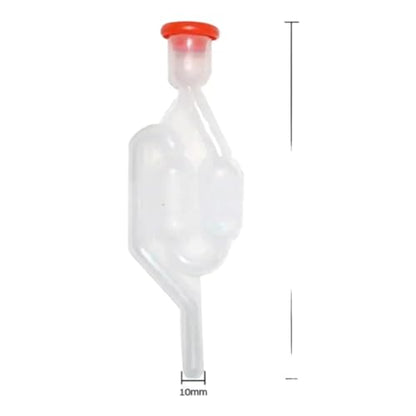S-Shape Airlock With Food Grade Grommets Compatible With Homebrew Carboys Fermenters Wine Making