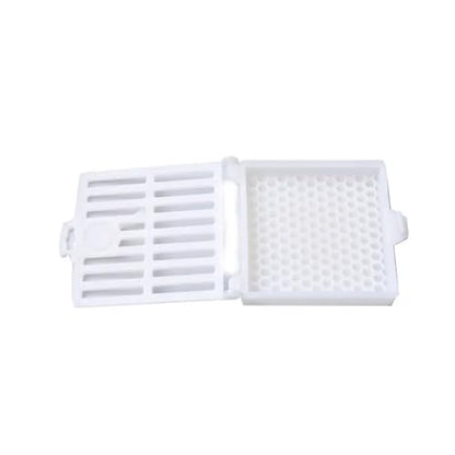 Queen Bee Cage 15Pcs Beekeeping Transport Queen Cages Bee Post Cage Transparent Box with Comb Fundation Sheet Queen Rearing Tool for Beekeeping Supplies