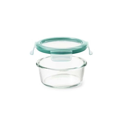 OXO Good Grips 2 Cup Smart Seal Glass Airtight Round Food Storage Container - size: 2 Cup