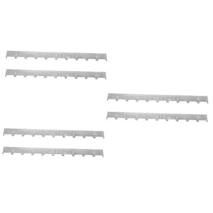 Sosoport 6pcs Beehive Spacer Strips for Beekeeping Metal Frame Ends for Honeycomb Divider Galvanized Essential Beekeeper Tool for Hive Management