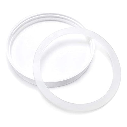 Fermentaholics Wide Mouth Mason Jar Silicon Lid Gaskets | 10 pack | Creates Airtight, Leakproof Jars When Paired With Plastic & Metal Mason Jar Lids | Food Grade - Reusable