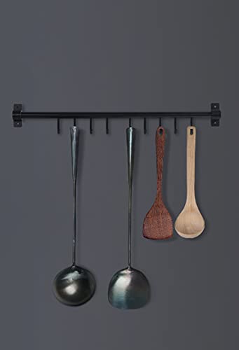 ZhenSanHuan Chinese Traditional HandMade Iron Spatula & Ladle Wok Tool Set,Long wok utensils (Ladle and Spatula Set) - size: 40CM/15.7'', style: Ladle and Spatula Set