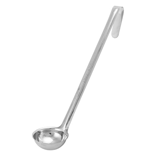 Winco Prime One Piece Stainless Steel Ladle, NSF Listed, 1.5 Ounce - color: Stainless, size: 1.5 Ounce, style: Prime