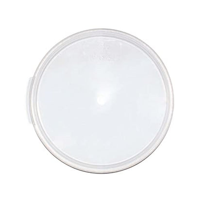 TrueCraftware- Clear Round Polycarbonate Food Storage Container Lid Fits 6 and 8 Qt. Round Containers Replacement Lid for Meal Prep Kitchen Pantry Commercial Restaurant - size: Lid - Fits 6&8qt