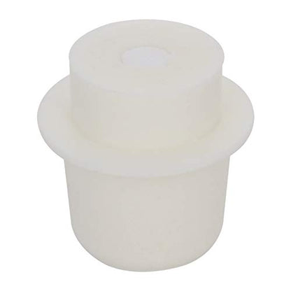 Othmro 2Pcs Drilled Rubber Stopper with Airlock, White Drilled Bungs Stopper with 1.18"-1.34" Hole for Fermentation Use, Homebrewing Beer Kombucha Airlock Stopper