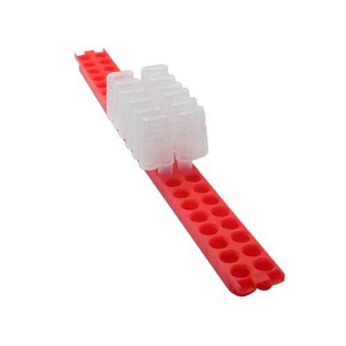 Queen Bee Cage Bee Queen Cage kit Transport Strip Red barwith 46 Queen Cages Prisoner King Cage Bee Cage Protection King Platform Anti Bite Control King for Beekeeping Supplies