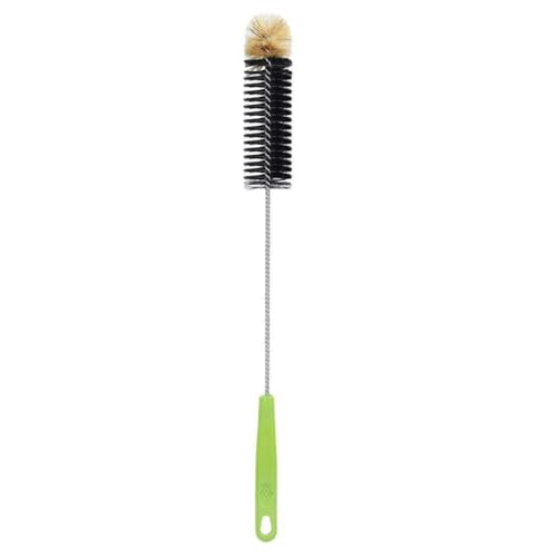 16 Inches Bottle Brush with Long Handle, Stainless Steel Wire Compact Multi-Use Bendable & Flexible Cleaning Narrow Neck Beer Bottles Brush,Durable Household Washing Tools for Vase Pipes Sink
