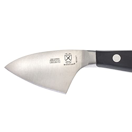 Mercer Culinary Renaissance Parmesan Cheese Knife, 2.75-Inch - color: Black Handle, size: 2.75-Inch Parmesan Cheese Knife