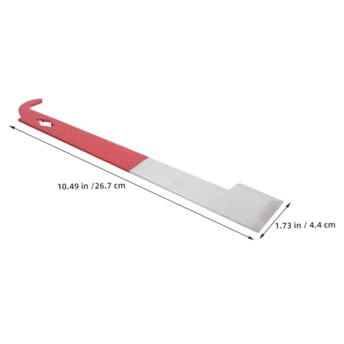 BESPORTBLE 3pcs Stainless Steel J Shaped Beekeeping Hive Tool Durable Bee Frame Lifter and Debris Scraper for Efficient Hive Maintenance and Care